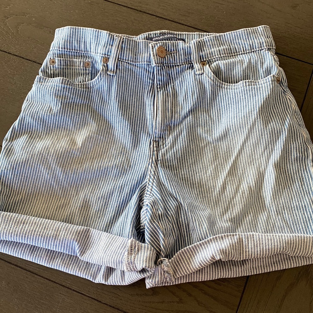Womens Calvin Klein Jean Shorts